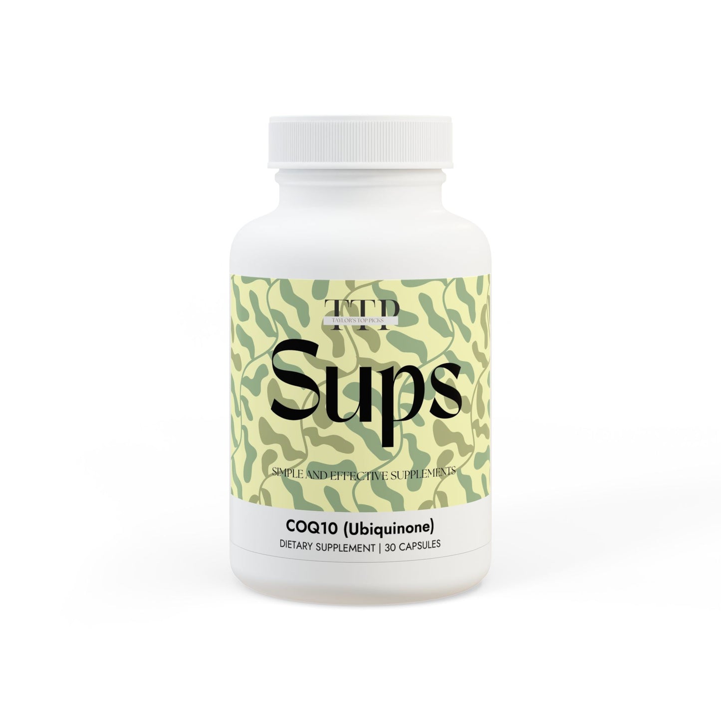 SUPS: CoQ10 (Ubiquinone) Supplement (30 Capsules)