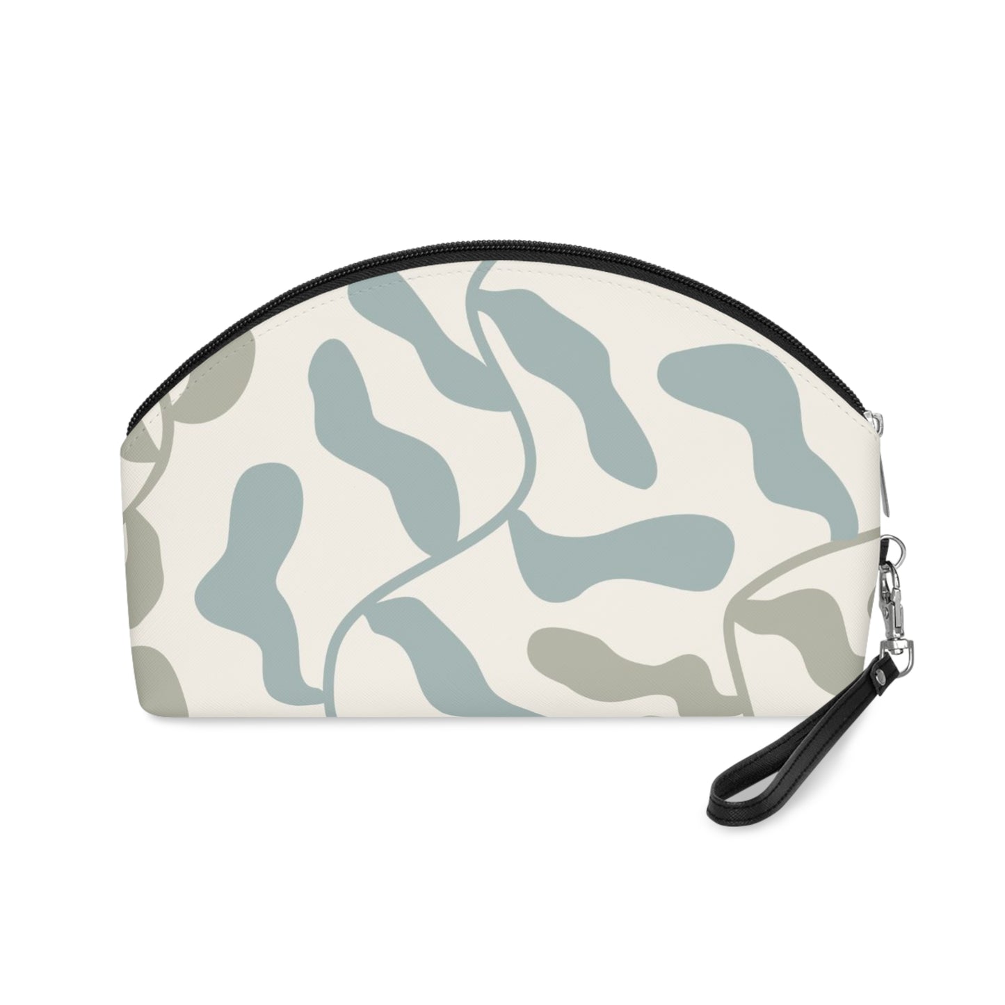 TTP EXCLSUIVE: Abstract Wavy Chic Makeup Bag - Stylish Pouch for Cosmetics, Travel Organizer, Gift for Her, Trendy Toiletry Bag, Everyday Essentials