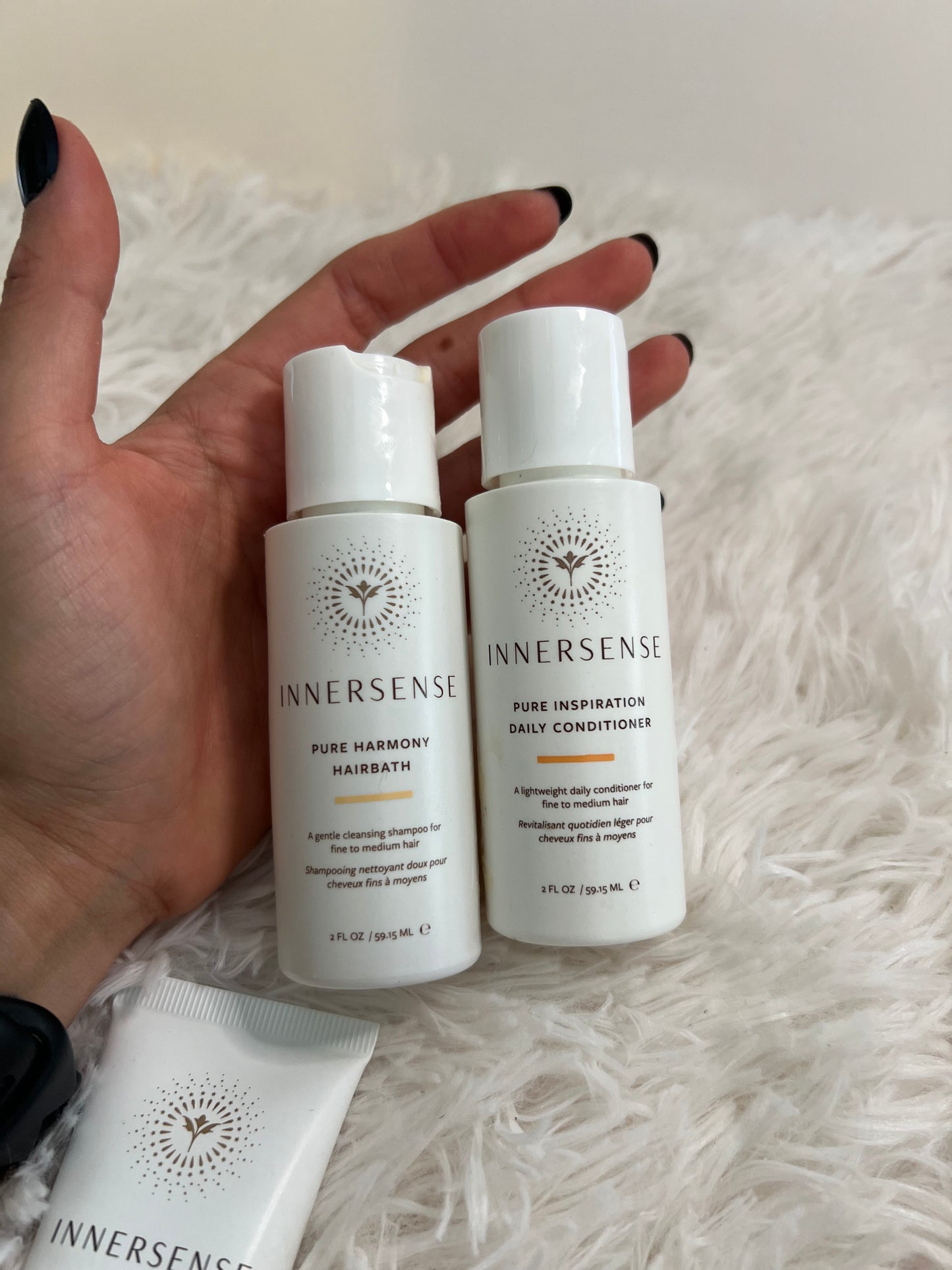 Innersense Hair Care Mini Trio – Shampoo, Conditioner & Styling Gel (Travel Size Set)