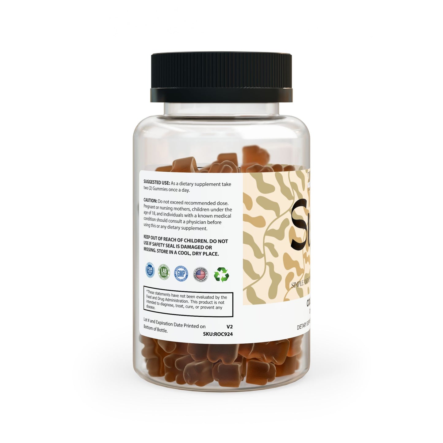Glow Up Collagen Gummies – Skin Hydration + Hair & Nail Support