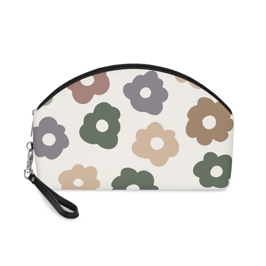 TTP Exlcusive: Chic Floral Makeup Bag, Cosmetic Pouch for Travel, Gift for Her, Makeup Organizer, Stylish Toiletry Bag