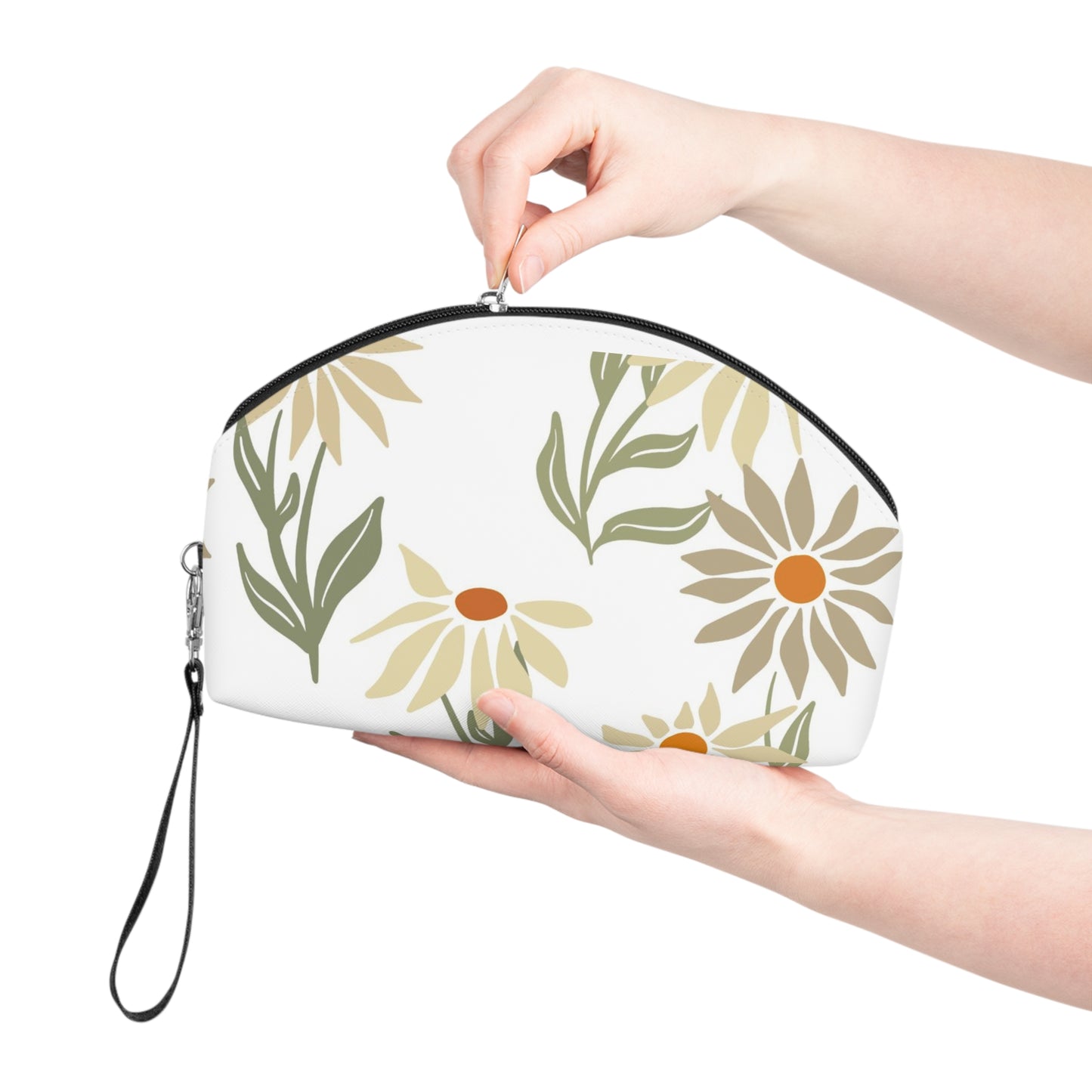 TTP Exclusive: Floral Makeup Bag, Cosmetic Pouch, Travel Essentials, Gift for Her, Summer Accessories, Cute Organizer, Beauty Bag