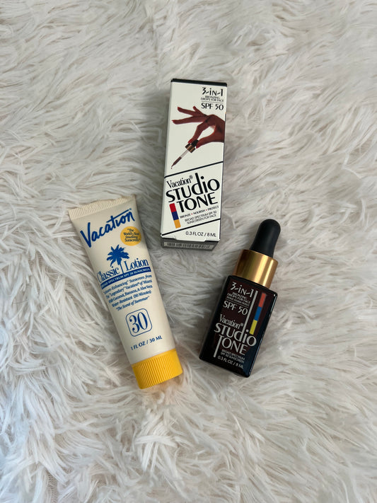 Vacation Beauty Mini Bundle (2-Pack) – Studio Tone Drops + Classic Lotion (30ml)
